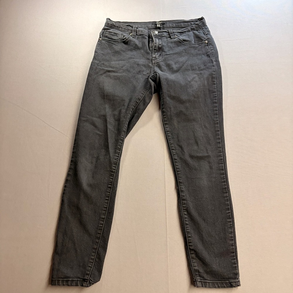 Forever 21 Gray Skinny Jeans Women’s 29 Stretch Denim Mid Rise